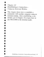 Предварительный просмотр 107 страницы Radio Shack TANDY 102 Owner'S Manual