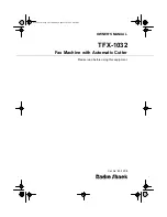 Radio Shack TFX-1032 Owner'S Manual предпросмотр