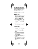 Preview for 21 page of Radio Shack TRC-237 Owner'S Manual