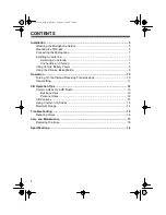 Preview for 4 page of Radio Shack TRC-442 Owner'S Manual