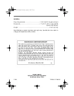 Предварительный просмотр 20 страницы Radio Shack TRC-488 Owner'S Manual