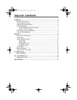 Preview for 4 page of Radio Shack TRC-495 Owner'S Manual