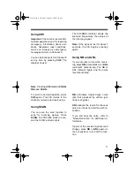 Preview for 11 page of Radio Shack TRC-495 Owner'S Manual