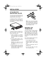 Предварительный просмотр 5 страницы Radio Shack TRC-498 Owner'S Manual