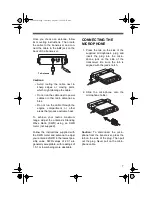 Предварительный просмотр 7 страницы Radio Shack TRC-498 Owner'S Manual