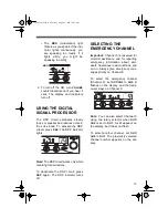 Предварительный просмотр 13 страницы Radio Shack TRC-498 Owner'S Manual