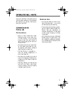 Предварительный просмотр 15 страницы Radio Shack TRC-498 Owner'S Manual