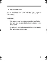 Preview for 5 page of Radio Shack TRC-509 Owner'S Manual