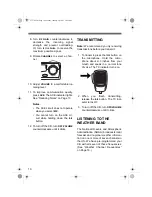 Предварительный просмотр 10 страницы Radio Shack TRC-519 Owner'S Manual