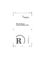 Radio Shack TRC-92 Owner'S Manual preview