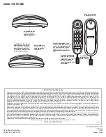 Preview for 2 page of Radio Shack TRIM FONE ET-3222 Owner'S Manual