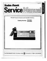 Radio Shack TRS-80 26-3501 Service Manual preview