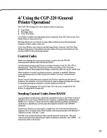 Preview for 21 page of Radio Shack TRS-80 CGP-220 Operation Manual