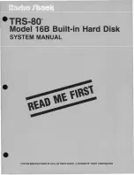 Radio Shack TRS-80 Model 16B User Manual preview