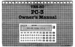 Preview for 1 page of Radio Shack TRS-80 PC-3 Owner'S Manual