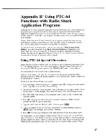 Preview for 25 page of Radio Shack TRS-80 PTC-64 Operation Manual