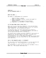 Preview for 9 page of Radio Shack TRS-8O Operator'S Manual