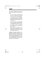 Предварительный просмотр 9 страницы Radio Shack Turmoil Owner'S Manual