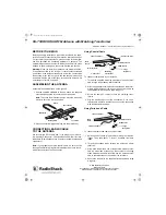 Radio Shack VU-75XR Owner'S Manual preview