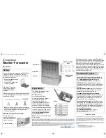 Radio Shack WEATHER FORECASTER 63-1085 User Manual preview