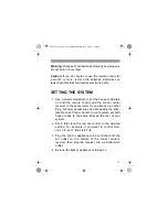 Preview for 11 page of Radio Shack Wireless Remote Control System Owner'S Manual