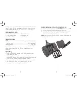 Предварительный просмотр 2 страницы Radio Shack Zeraxa 6001352 User Manual