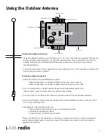 Предварительный просмотр 7 страницы Radio Systems 5.0 i.AM. Installation And Operation Manual