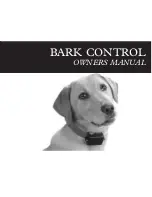 Предварительный просмотр 1 страницы Radio Systems Bark Control Owner'S Manual