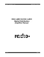 Radio Systems DDA 1x4SH Manual предпросмотр