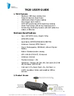 Preview for 1 page of Radio Terminal TK20 User Manual