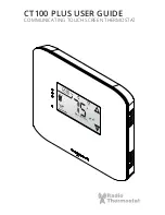 Radio Thermostat CT100 User Manual preview