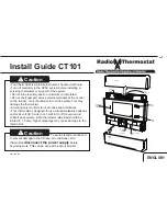 Radio Thermostat CT101 Install Manual предпросмотр