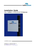 Radio Waves 104590-1 FPD.5-5.8-18 Installation Manual preview