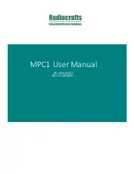 Предварительный просмотр 1 страницы Radiocrafts MPC1 Series User Manual