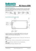 Предварительный просмотр 19 страницы Radiocrafts RC16 -SSM Series User Manual