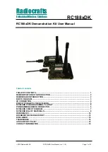 Предварительный просмотр 1 страницы Radiocrafts RC188 DK Series User Manual