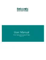 Radiocrafts RIIM Series User Manual preview