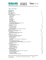 Preview for 3 page of Radiocrafts Tinymesh RC11 -TM Series Manual