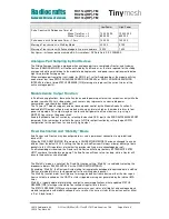 Preview for 41 page of Radiocrafts Tinymesh RC11 -TM Series Manual