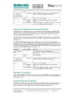 Preview for 55 page of Radiocrafts Tinymesh RC11 -TM Series Manual