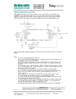 Preview for 81 page of Radiocrafts Tinymesh RC11 -TM Series Manual