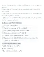 Предварительный просмотр 7 страницы Radioddity Y-618 User Manual