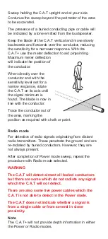 Предварительный просмотр 4 страницы Radiodetection C.A.T User Manual