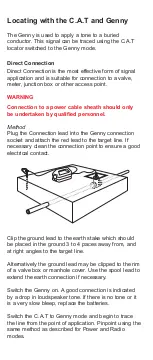 Предварительный просмотр 5 страницы Radiodetection C.A.T User Manual