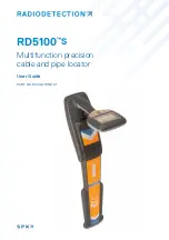 Preview for 1 page of Radiodetection RD5100 S User Manual