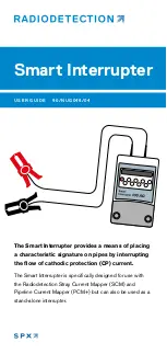 Preview for 1 page of Radiodetection Smart Interrupter 50AG User Manual