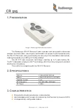 Preview for 3 page of Radioenge CR 915 User Manual