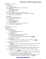 Preview for 4 page of Radioguide VOX N40 User Manual