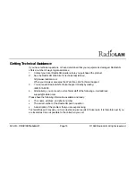 Предварительный просмотр 23 страницы RadioLAN 140 MOBILINK User Manual