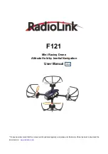 RadioLink F121 User Manual preview